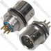 Разъём XS9 быстросъёмный 4pin (штекер кабельный+гнездо монтажное) Разъём XS9 быстросъёмный 4pin (штекер кабельный+гнездо монтажное)