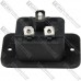Штекер мережевий Daier AC-06C, 3pin, монтажний, корпус пластик