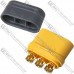 Штекер питания Amass MR60(M), 3-х контактный, жёлтый