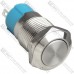 Кнопка антивандальная 12мм с фиксацией OFF-ON, 220V, выводы под пайку