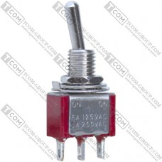 Тумблер Daier MTS-102, 3pin, ON-ON, 3A 250V, пайка