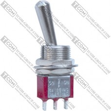 Тумблер Daier MTS-103-L1, 3pin, ON-OFF-ON, 3A 250V, пайка, велика рукоятка