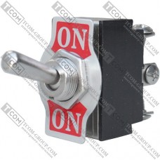 Тумблер великий Daier KN3B-202A, 6pin, ON-ON, 10A 250V, ґвинтовий затискач