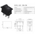Переключатель Daier KCD1-1-102 BK