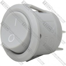 Переключатель Daier KCD1-5-101, ON-OFF, 2pin, 6A 250V, серый