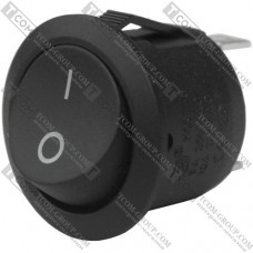 Переключатель Daier KCD1-5-102, ON-ON, 3pin, 6A 250V, чёрный