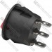 Перемикач Daier KCD1-5-102, ON-ON, 3pin, 6A 250V, червоний