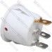 Переключатель Daier KCD1-5-101N RD, белый корпус