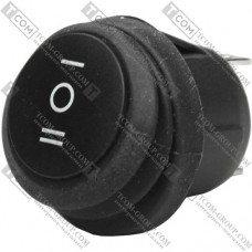 Переключатель Daier KCD1-5-103W BK, без подсветки