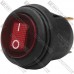 Переключатель Daier KCD1-5-101NW, с подсветкой, влагозащищённый, ON-OFF, 3pin, 6A 250V, красный