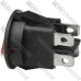 Переключатель Daier KCD1-8-201N, с подсветкой, ON-OFF, 4pin, 6A 250V, красный