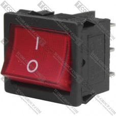 Переключатель Daier KCD1-6-202N RD