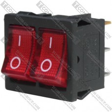 Переключатель Daier KCD6-2101N RD