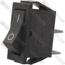 Переключатель Daier KCD3-101, ON-OFF, 2pin, 15A 250V, чёрный