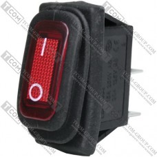 Переключатель Daier KCD3-101W RD