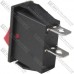 Переключатель Daier KCD3-111, OFF-(ON), 2pin, 15A 250V, красный