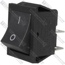 Переключатель Daier KCD2-201, ON-OFF, 4pin, 15A 250V, чёрный