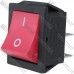 Перемикач Daier KCD2-201, ON-OFF, 4pin, 15A 250V, червоний