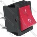 Перемикач Daier KCD2-201, ON-OFF, 4pin, 15A 250V, червоний Перемикач Daier KCD2-201, ON-OFF, 4pin, 15A 250V, червоний