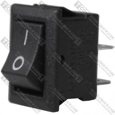 Переключатель малый Daier KCD5-101, ON-OFF, 2pin, 3A 250V, чёрный
