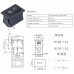 Переключатель малый Daier KCD5-101, ON-OFF, 2pin, 3A 250V, чёрный