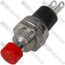 Кнопка Daier PBS-105C, ON-(OFF), 2pin, 0,5A 250V, красная