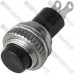 Кнопка Daier DS-314 BK, OFF-(ON), 2pin, 0.5A 250VAC, чорний