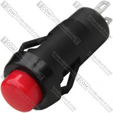 Кнопка Daier DS-211K RD, OFF-ON, 2pin, 1A 250V, червона