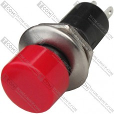 Кнопка Daier PBS-16B, OFF-(ON), 2 pin, 1A 250V, красная