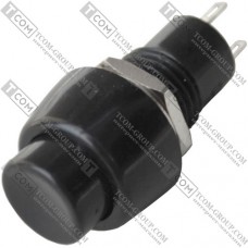 Кнопка Daier DS-450, OFF-ON, 2pin, 1A 250V, чорна