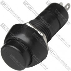 Кнопка Daier PBS-11A, OFF-ON, 2pin, 1A 250V, чёрная