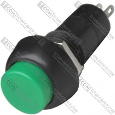 Кнопка Daier PBS-11A, OFF-ON, 2pin, 1A 250V, зелёная