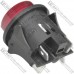 Кнопка Daier PS-18-16N-2, с подсветкой, ON-OFF, 4pin, 16A 250V, красная