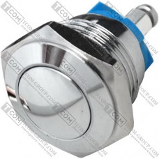 Кнопка антивандальная Daier GQ-16B, OFF-(ON), без фиксации, 2pin (под винт), 3A 250V 