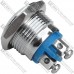 Кнопка антивандальна Daier GQ-16B, OFF-(ON), без фіксації, 2pin (під гвинт), 3A 250V