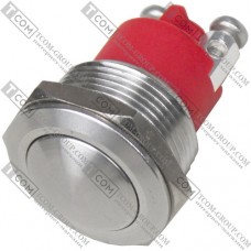 Кнопка антивандальная Daier GQ-19B, OFF-(ON), без фиксации, 2pin, под винт, 3A 250V