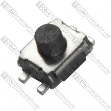 Тактовая кнопка TST335-2.5, OFF-(ON), 4pin, 3х3.5х2.5мм, SMD, чёрная