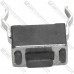 Тактовая кнопка KFC-003C-4.3, OFF-(ON), 2pin, 3.5х6х4.3мм, чёрная