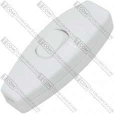 Переключатель шнуровой Daier KCD5-305, ON-OFF, 2A 250V/3A 125V, белый