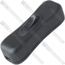 Переключатель шнуровой Daier KCD5-304, ON-OFF, 2A 250V, чёрный
