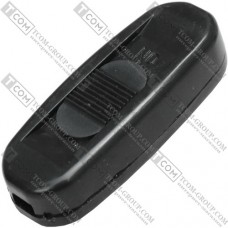 Переключатель шнуровой Daier KCD5-322, ON-OFF, 2A 250V/3A 125V, чёрный