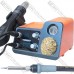 Паяльная станция 2в1 HandsKit 8245 (паяльник+фен), OLed дисплей, 220V