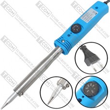 Паяльник ZD-751L с терморегулятором и с LED индикатором, 100W, 220V, + подставка