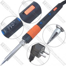 Паяльник YIHUA 928D-III с терморегулятором и LCD дисплеем, 23W (Max: 166W), 90-480°C