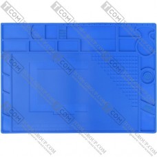 Коврик для пайки Yihua T24, силиконовый термостойкий 440х310мм, с ячейками