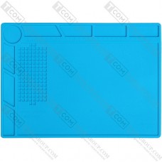 Коврик для пайки Mechanik V43, 350х250мм, силиконовый термостойкий, синий