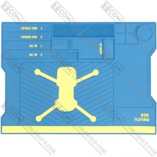 Коврик для пайки Mechanic V70, 512х363мм, силиконовый термостойкий, синий