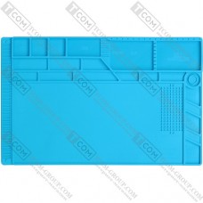 Килимок для паяння Mechanic V73, 550х350мм, силіконовий термостійкий, синій