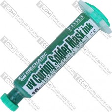 Лак изоляционный Mechanic UVH900-LY, 10мл. в шприце Лак изоляционный Mechanic UVH900-LY, 10мл. в шприце