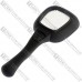 Лупа ручная MG600558 круглая с LED и UV подсветкой, 3X, диам-65мм